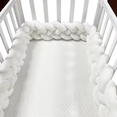 Tour de Lit Bébé - CozyKnot™ - Blanc - Baby Tala