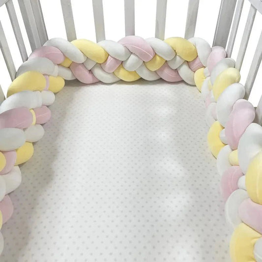 Tour de Lit Bébé - CozyKnot™ - Rose Jaune - Baby Tala